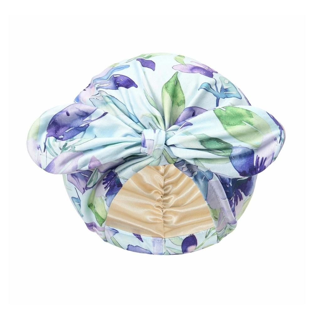 Paisley Print Pre-Tied Head Wrap Satin Lined Hair Cover Bonnet Bandana Turban Hat Casual Wear