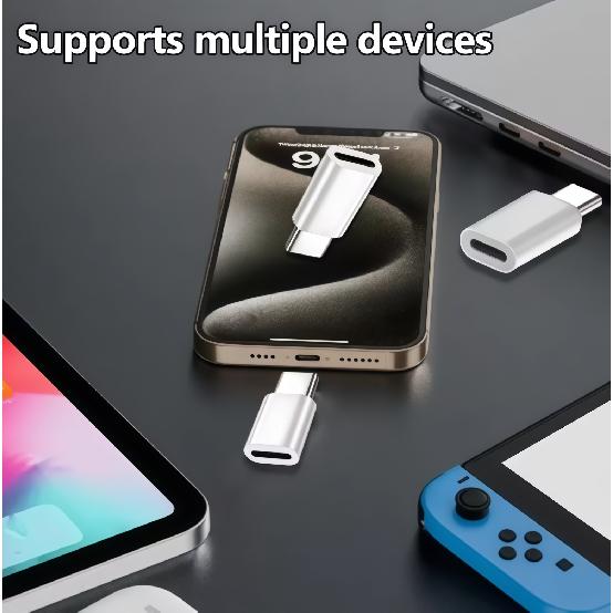 IOS To USB C Fast Charging Adaptador Lightnning To Type C Adapter USB C Data Transfer Converter 3