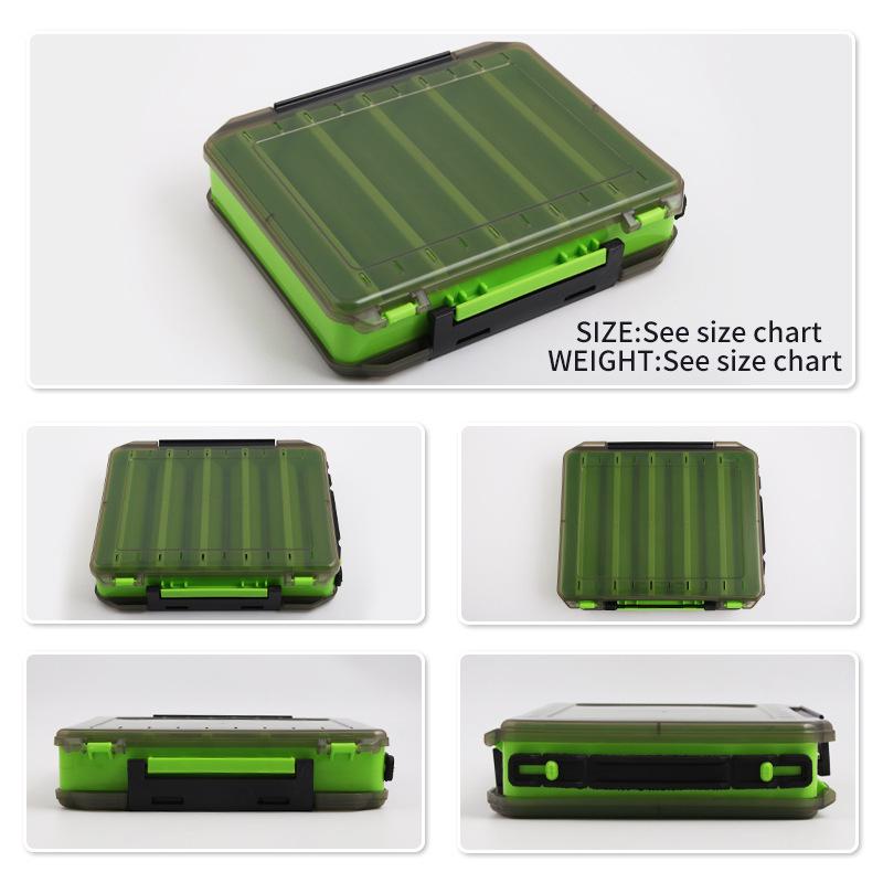 Double-Sided Portable V-Shaped Fishing Lure & Hook Storage Box