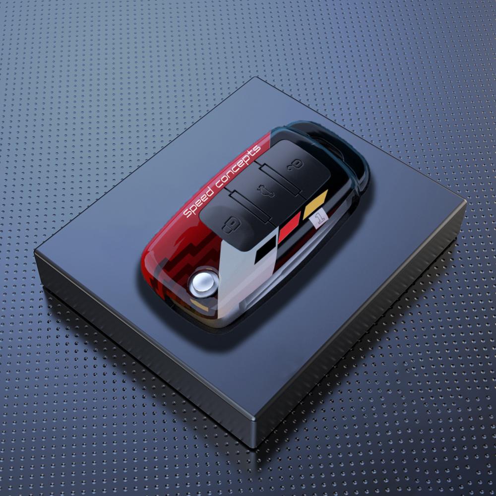 Abs Carbon Car Key Case Cover For Vw Volkswagen Mk4 Bora Golf Jetta Passat Polo Bora Touran Skoda Seat Tiguan Lavida Octavia