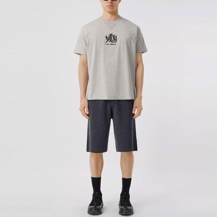 Burberry Fawn Enbroidered T Shirt 80441331