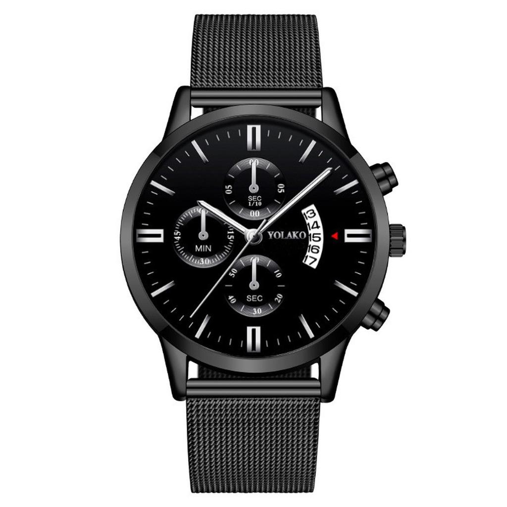 Mens Leather Business Fashion Watch Strap Watch For Gift Giving
