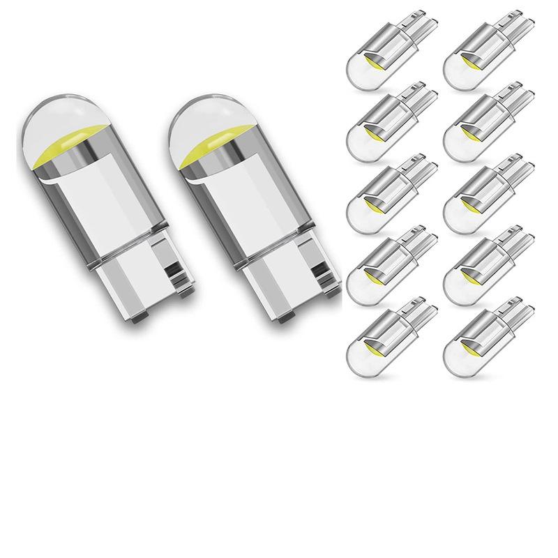 T10 LED Car Wide Light Crystal COB High Brightness W5W License Plate Light Reading Light Motorcycle Car Tail Light Bulb