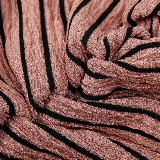 Kvinners Skjerfhatt Stripet Trykk Snøring Turbanhatt Hårtap Kjemoterapi Hodeplagg Full Dekning Hodeinnpakning
