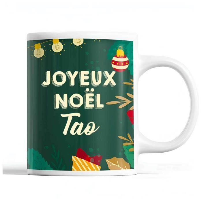 Mug - Christmas Tao Green - Ceramic - Printed Front/Back - 325 Ml