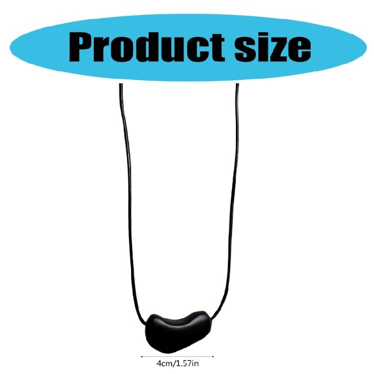 Trendy Enamel Heart Pendant Necklace Sturdy Alloy Adjustable Chain Jewelry Accessory Portable for Female Fashion