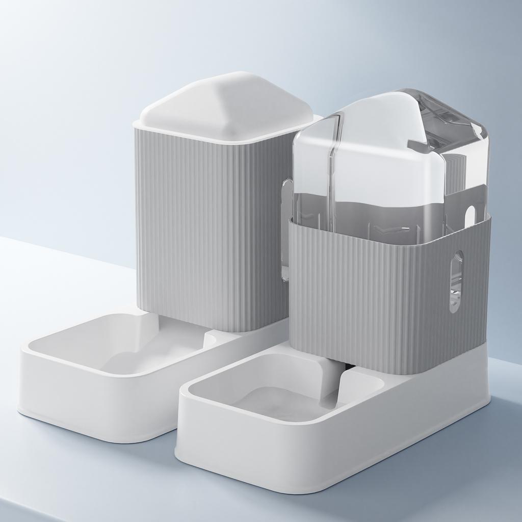 Cat and Dog Automatic Feeder Water Fountain Pet Cat Bowl Non-wet Mouth Cat Basin Dog Bowl Water Dispenser Supplies