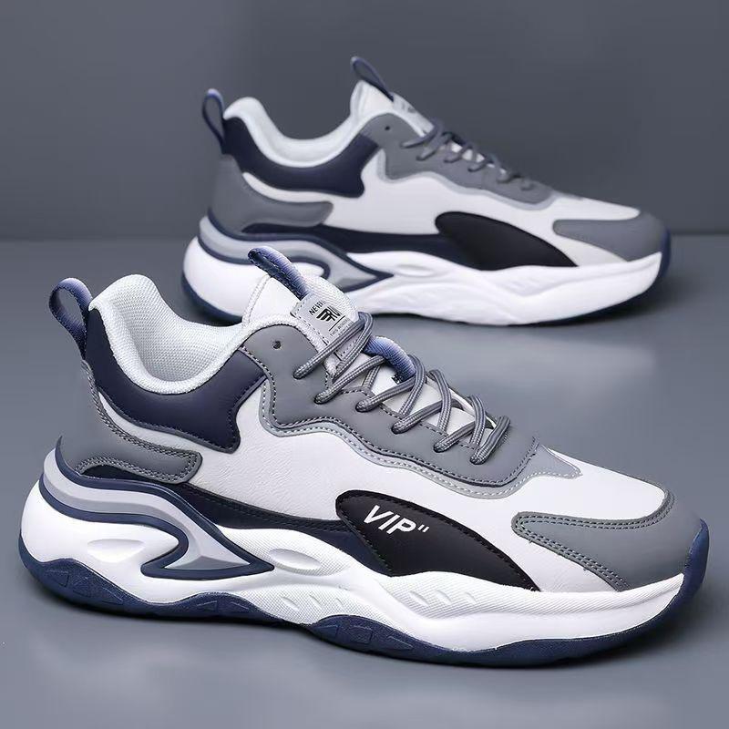 Autumn new teen middle school students boys non-slip casual running sneakers daily versatile men's shoes