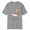 Funny Couple Cotton Tshirts Valentines Day Gift for Husband Wife Girlfriend Boyfriend Goose Tender Heart Tee Lovers Clothes