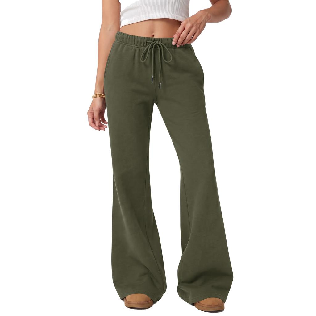 Women's Jogger Sweatpants with Pockets, Color Casual Pants with Cuffs
