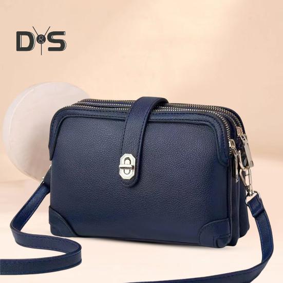 Dámská kabelka přes rameno s odnímatelným nastavitelným ramenním popruhem, více kapes, crossbody taška nebo peněženka na telefon, kosmetická kabelka z umělé kůže na cesty