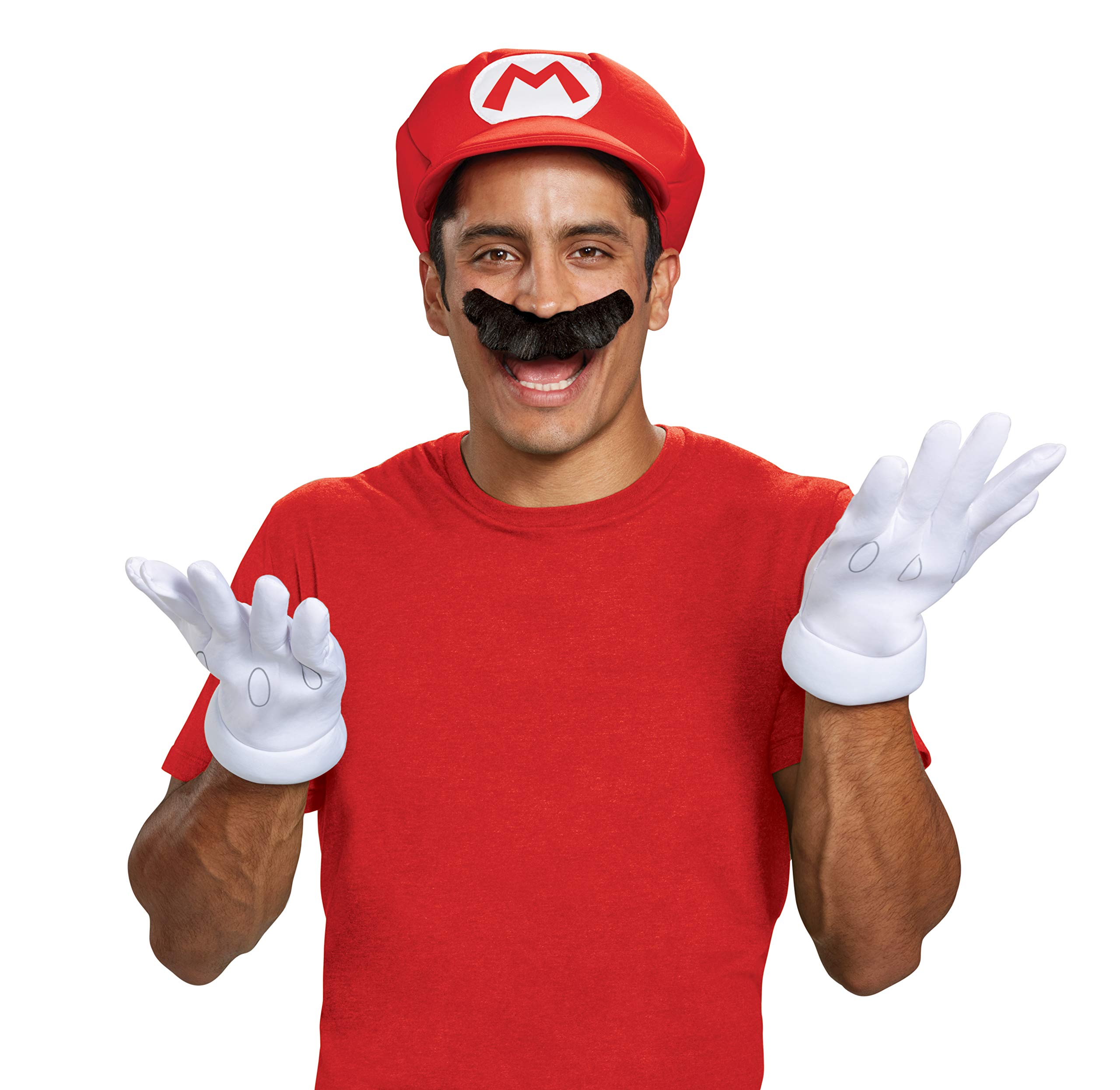 

Disguise Super Mario Cosplay Prop Set: Hat, Gloves, and Beard