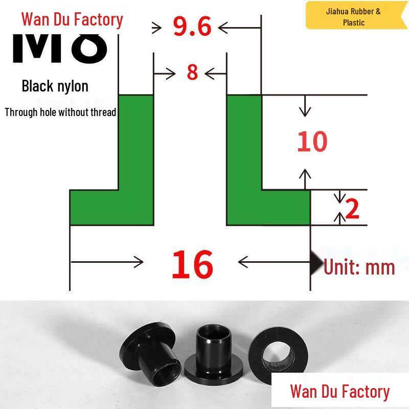 T-Shaped Nylon Insulating Bushing Spacer for M3-M35 Threads