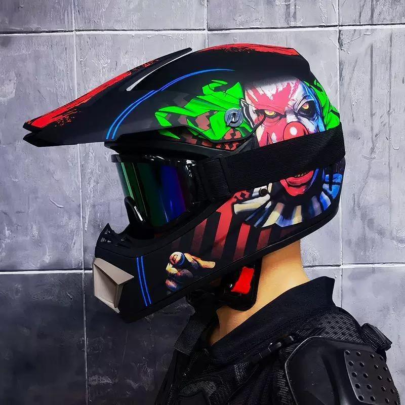 Hot Sale Motorcycle Helmet Racing Off-Road Helmet Men Moto Bike Downhill Am Dh Cross Para Moto Children Motocross Helmet Dot