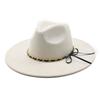 Peach Heart Suede Felt Hat, Simple And Retro French Big-Brimmed Woolen Top Hat, Versatile Men And Women, Felt Hat