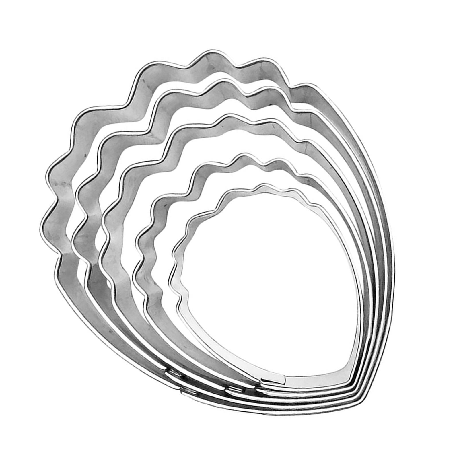 

Большие лепестки пиона из нержавеющей стали вайнер и формы для вырезания для украшения торта, сахарной мастики, формы для мастики, инструмент для выпечки A