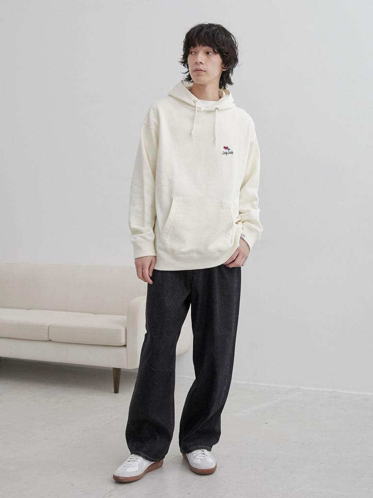 Cohen SunnySports Custom-Made One-Point Heart Embroidered Hoodie 75206020460 7950 NAVY (79) M