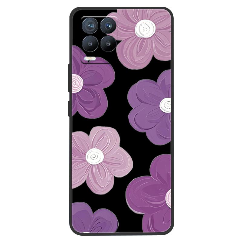 Funda para Realme 8 Pintura de Mármol Suave Mate Silicona Trasera para Realme 8 Pro 8i Realme8 4G RMX3085 Carcasa Completa para Teléfono Linda