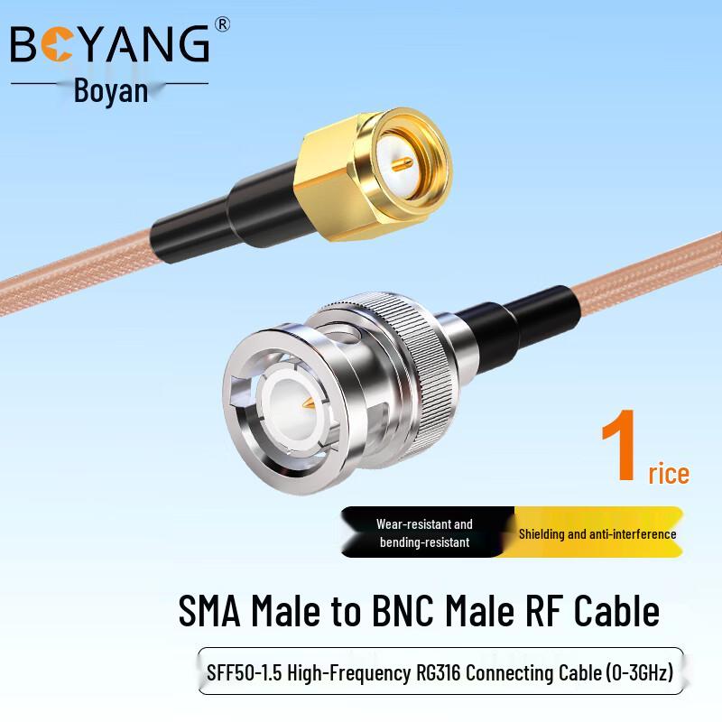 Bo Yang RG316 50 Ohm RF Coaxial Cable