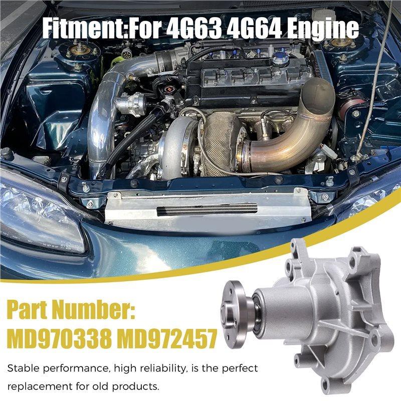 For Mitsubishi 4G63 4G64 Engine Replacement Water Pump- MD970338 New Part MD972457