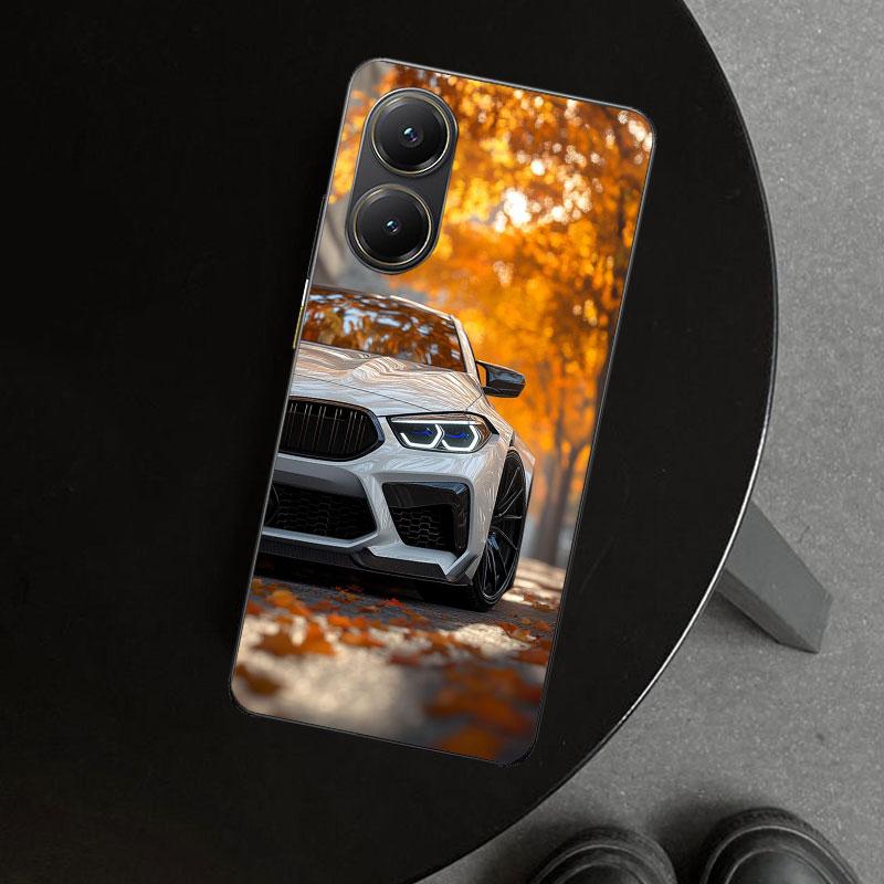 Black White Sport for B-BMW Phone Case Cover for Xiaomi Poco X6 X5 X7 Pro F7 Ultra Redmi 15C 15 13C 13 12C 12 10C 10 10A 9C 9A 9 Redmi 12