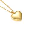 Trendy Stainless Steel Heart Locket Necklace for Women Girls, Can Be Opened Reliquary Pendant,with Family BFF Collar Jewelry
