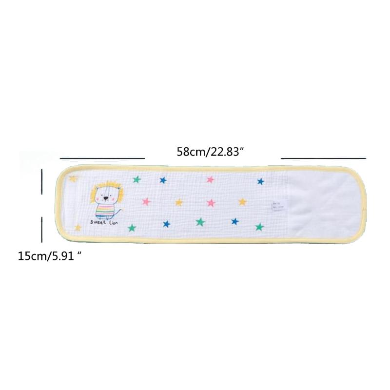 Baby Umbilical Cord Belt Cartoon Printed Infant Belly Binder Gender Neutral Adjust-able Belly Protector Band for Newborn