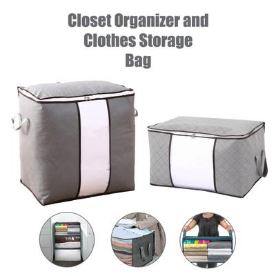 Faltbare Aufbewahrungstasche für Kleidung, Decke, Steppdecke, Schrank, Pullover, Organizer, Beutel