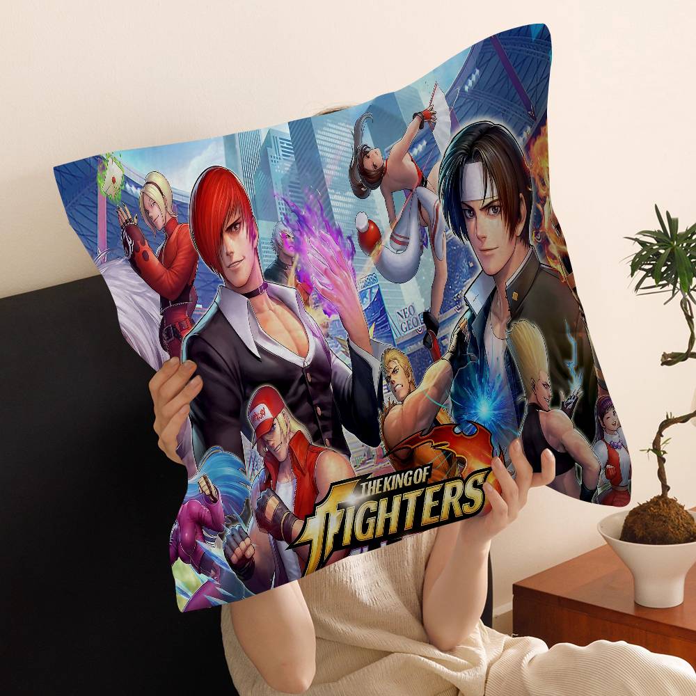 Fighting Game K-King of F-Fights Personalized Pillow Cover Kids Bedroom Wild Party Decor Pillowcase kid Birthday shower Gift