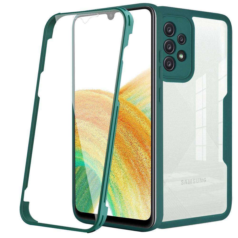 Liquid Silicone 360 Degree Hybrid Case for  Samsung Galaxy A33 5G A53 5G A73 5G A13 4G A23 4G M53 5G M33 5G M52 5G Protect Shockproof Protection Cover