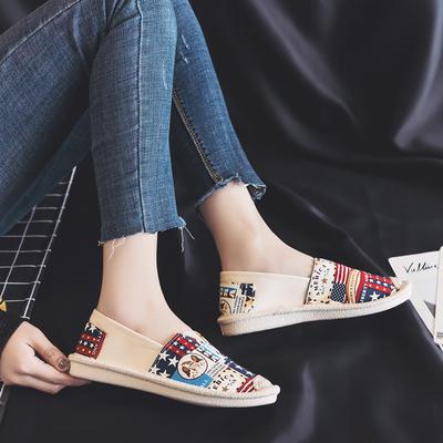 Spring and Summer Footwear Plus One Pedal Lazy Shoes Student Fisherman Shoes Flat Shoes Women's Shoes