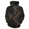Men's Fashion 3D Printed Hoodie Casual Pullover Kangaroo Pocket Men's Fashion Long Sleeve Sports Hoodie Sweatshirt