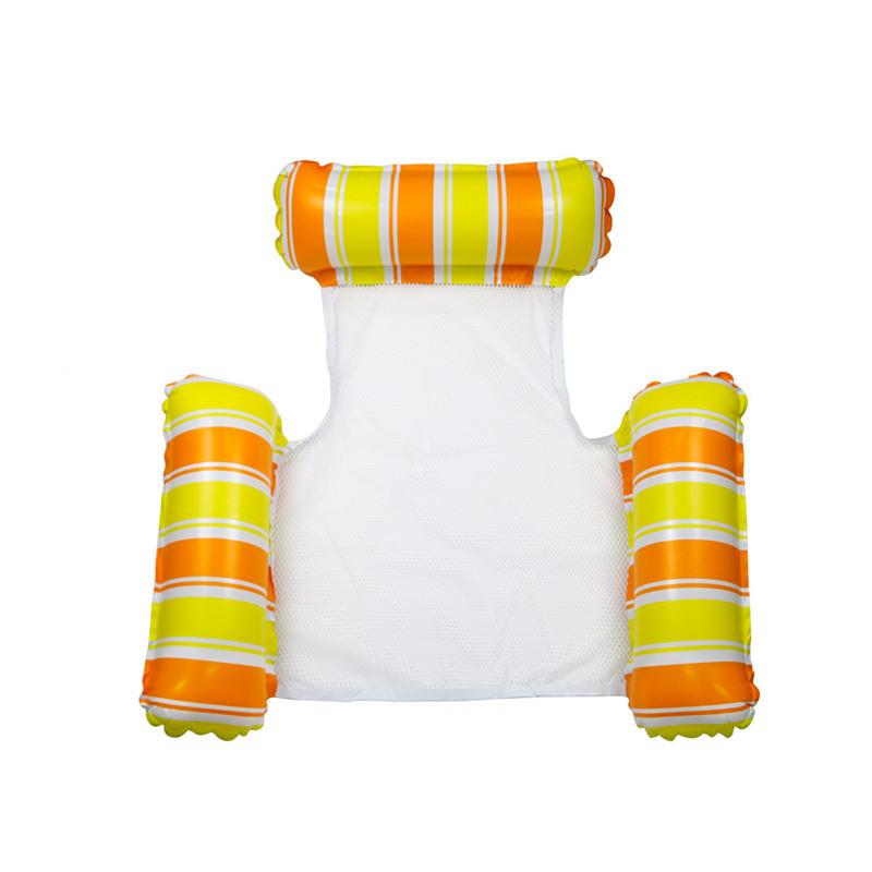 

Детский надувной плавающий ряд с тремя камерами для плавания и водных игр жёлтый