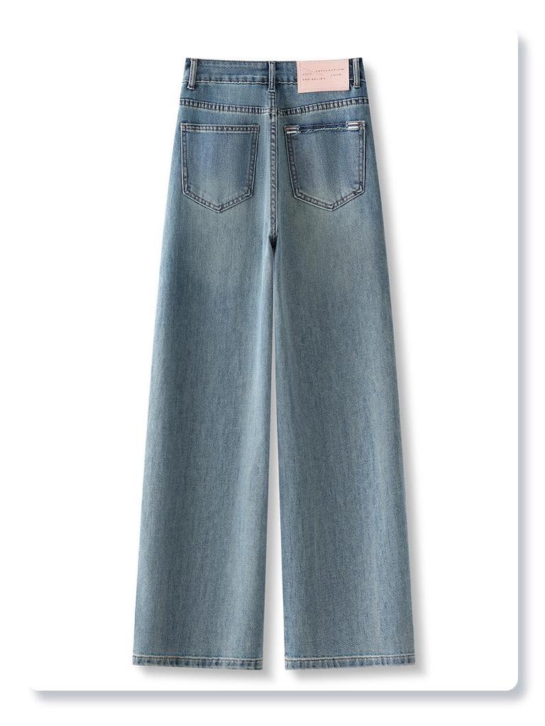 Women's High-Waisted Straight-Leg Jeans - 2025 Hot Spring Style, Loose Fit, Narrow Leg & Wide Leg Options