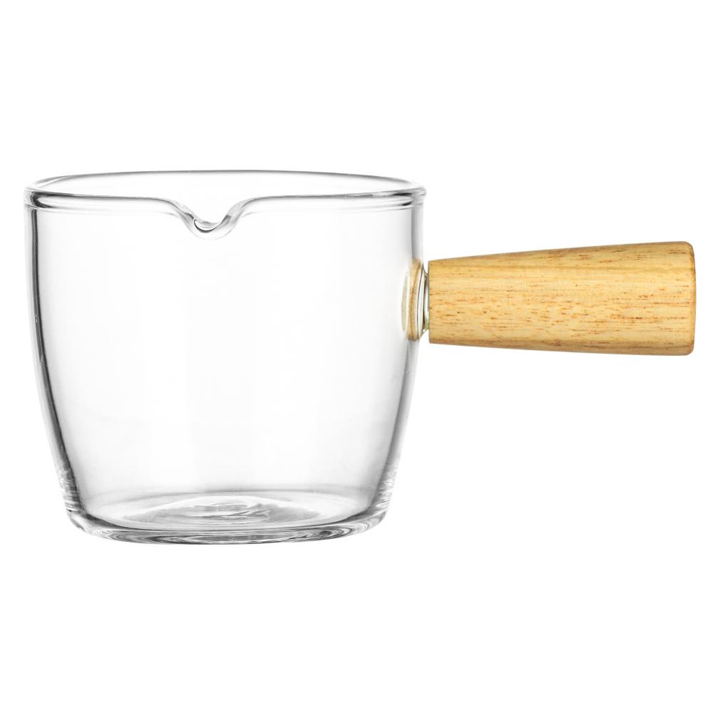 Wooden Small Milk Tank With Handle Milk Cup Cup Coffee Cup Glass