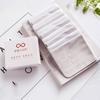 10Pcs Solid Color Glasses Cleaner Cloth Letter Sunglasses Cleaning Wipes  Female/Male