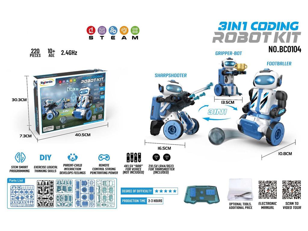 Steam Science Experiment DIY Mechanical Arm Toy for Primary School Students