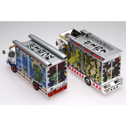 Aoshima Bunka Kyozai 1/32 The Decotora Series No. 3 Fujin and Raijin Plastic Model