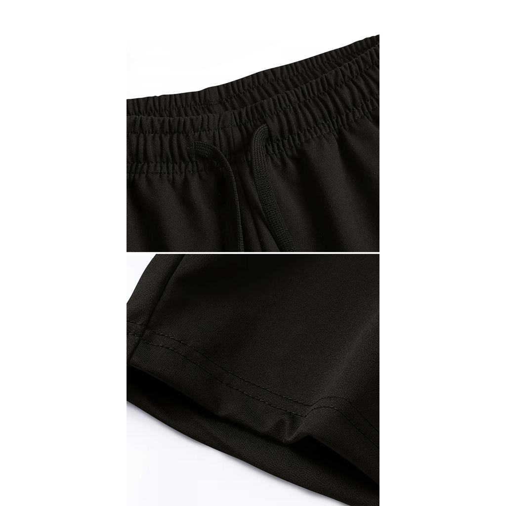 Men's Athletic Shorts Soft Comfortable Fabric Elastic Waistband with Adjustable Drawstring Zipper Pockets Lightweight Casual Sportswear