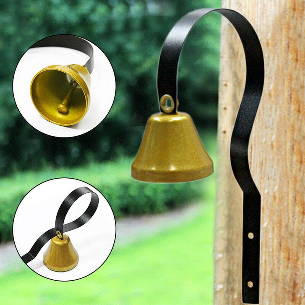 1Pcs Traditional Retro Vintage Door Bell Metal Doorbell Wall Mounted Supply Home K3B4