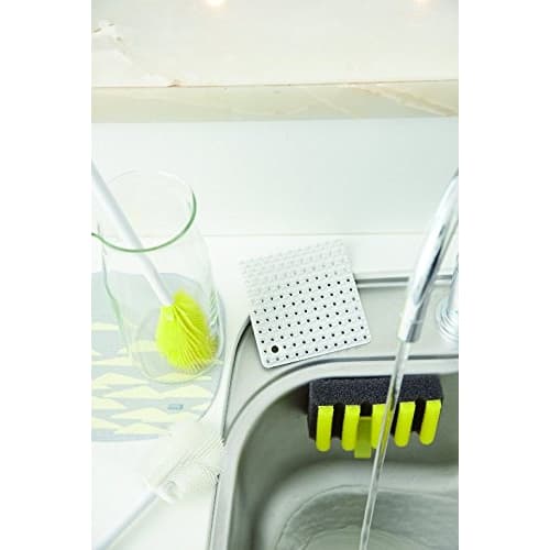 Tidy Bottle Cleaning Brush, White, 32.5cm, for Platawa Four Bottles (CL-665-800-7), Thoroughly Cleans Bottoms with this Plastic Brush [Made in Japan]