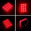 2PCS Waterproof Truck Rear Fog Light 12LED Car Warning Signal Turn Taillight  Trailer Lamp Boat Caravan Lorry Stop LED Red Light