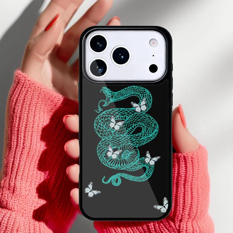 Snake Drawing Art Phone Case for iPhone 17 Air 16e 15 14 13 Pro Max Back Cover for 12 11 Pro Coque
