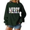 Women's Loose Comfortable Casual Fashionable Character Printing Round Neck Long Sleeved Sweatshirt