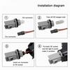 Dynamic turn signal LED rearview mirror streamer light For Mercedes Benz A B C E S CLA GLA GLK Class W176 W246 W212 W204 W221