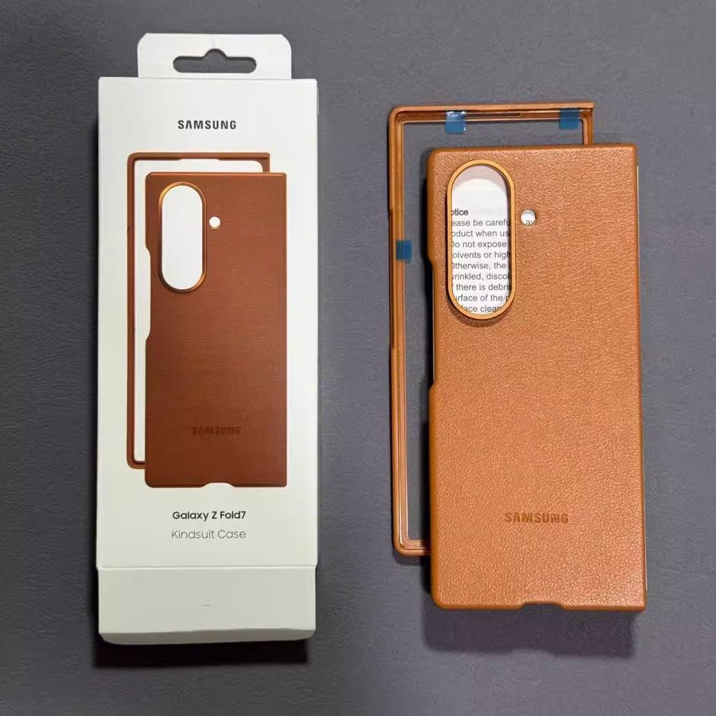 Samsung Galaxy Z Fold7 Z Fold 7 Kindsuit Case Hoge Kwaliteit Leer Cover Beschermende Achterkant Case Voor Galaxy Z Fold7 Telefoonhoesje