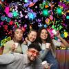 Avezano Neon Glow in The Dark Backdrop Paint Splatter Graffiti Glow Party 80s 90s Themed Birthday Background Colorful Neon Party Birthday Backdrops