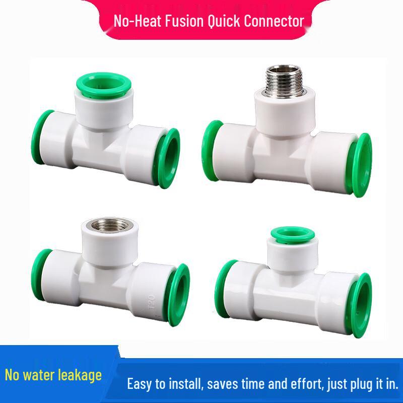 TengZhi PPR Quick-Connect Tee Pipe Fitting