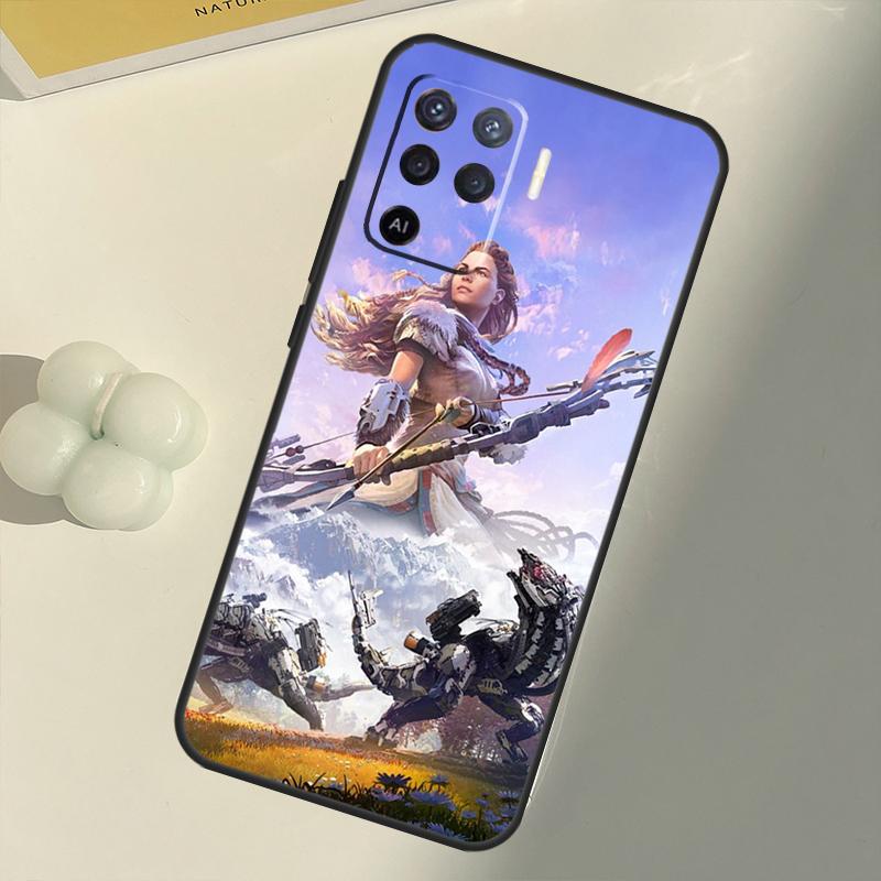 Spiel Horizon Zero Dawn Hülle Für OPPO A53 A53S 2020 A5 A9 A31 A52 A72 A94 A74 A54 A83 A91 A93 A16 A15 Rückseite Coque