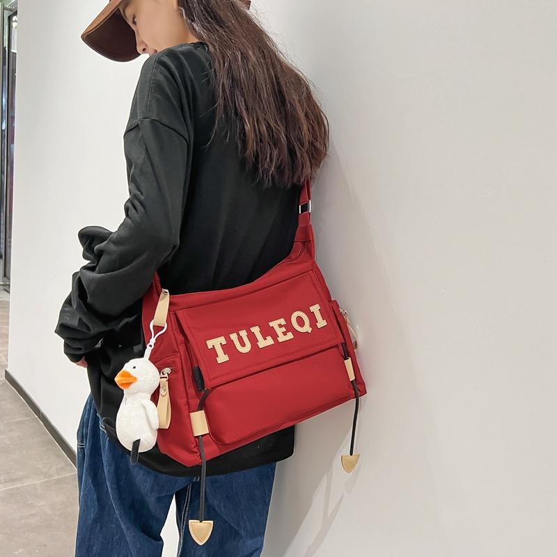 Crossbody Bag Women Large Capacity Backpack Student Class Shoulder Bag Men Messenger Bag